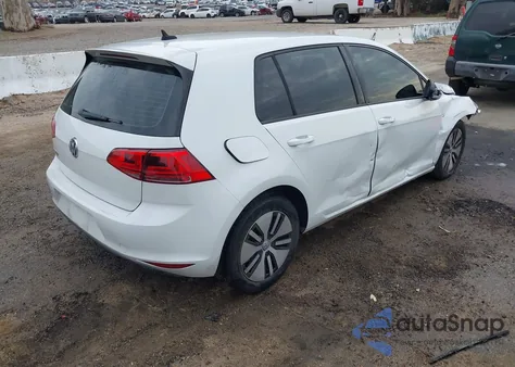 2016 Volkswagen E-Golf Se z USA, uszkodzony, nr VIN WVWKP7AU8GW902496